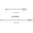 Extensor de tomada retrátil - Adaptador de tomada rotativa para soquetes bloqueados