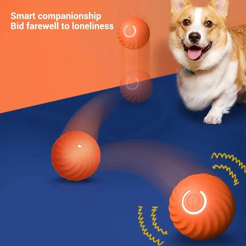 Brinquedo para cachorro com movimento automático, USB, inteligente e interativo