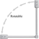 Extensor de tomada retrátil - Adaptador de tomada rotativa para soquetes bloqueados